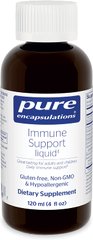 Поддержание иммунитета жидкость, Immune Support liquid, Pure Encapsulations, ежедневная иммунная поддержка для взрослых и детей, 120 мл