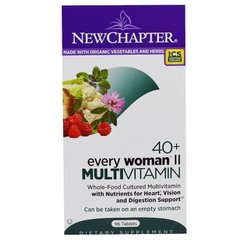 Мультивитамины для Женщин II 40+, Woman II Multivitamin, New Chapter, 96 таблеток