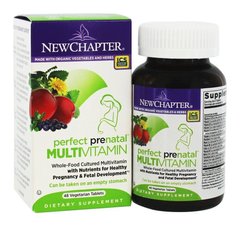 Мультивітаміни для Вагітних, Perfect Prenatal Multivitamin, New Chapter, 48 таблеток