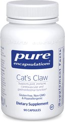 Кошачий Коготь, Cat's Claw, Pure Encapsulations, 450 мг, 90 капсул