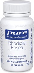 Родиола Розовая, Rhodiola Rosea, Pure Encapsulations, 90 капсул