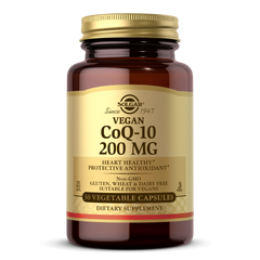 Коэнзим Q10, CoQ-10, Solgar, 200 мг, 30 капсул