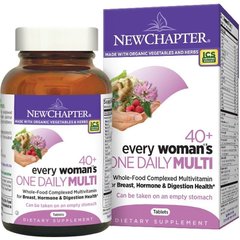 Мультивитамины для Женщин 40+, One Daily Multi, New Chapter, 1 в день, 96 таблеток