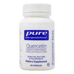 Кверцетин, Quercetin, Pure Encapsulations, 60 капсул