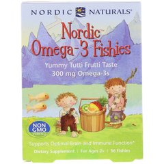 Рыбий Жир для Детей, Nordic Naturals, 36 желе
