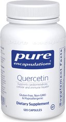 Кверцетин, Quercetin, Pure Encapsulations, 120 капсул