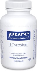 L-Тирозин 90's, l-Tyrosine 90's, Pure Encapsulations, 90 капсул