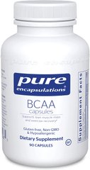 BCAA, Pure Encapsulations, 90 капсул