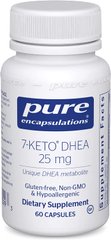 7-Keto DHEA, Pure Encapsulations, 25 mg, 60 capsules