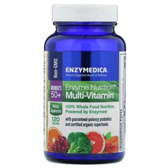 Ферменты и мульти-витамины для женщин 50+, Enzymedica, 120 кап.