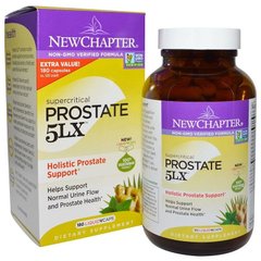 Поддержка Простаты, Prostate 5LX, New Chapter, 180 капсул