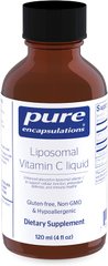 Липосомальный Витамин C, Liposomal vitamin C, Pure Encapsulations, 120 мл