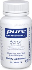Бор (глицинат), Boron (glycinate), Pure Encapsulations, 60 капсул