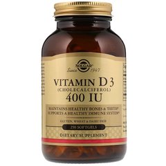 Витамин Е, Vitamin E, Solgar, натуральный, 400 МЕ, 100 капсул