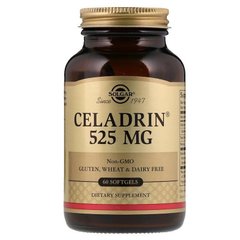 Целадрин, Solgar, 525 мг, 60 капсул
