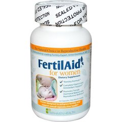 Витамины для Зачатия, FertilAid for Women, Fairhaven Health, 90 капсул