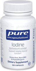 Йод (йодид калия), Iodine (potassium iodide), Pure Encapsulations, 120 капсул