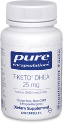 7-Кето Дегидроэпиандростерон, 7-Keto DHEA, Pure Encapsulations, для поддержки термогенеза и здоровог