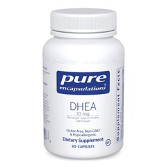 ДГЭА (дегидроэпиандростерон), DHEA, Pure Encapsulations, 10 мг, 60 капсул