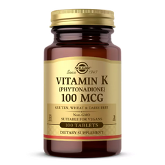 Solgar, Vitamin K 100 mcg, 100 Tablets