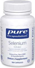 Селен (цитрат), Selenium (citrate), Pure Encapsulations, 180 капсул