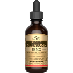 Мелатонин (Liquid Melatonin), Solgar, жидкий, 10 мг, (59 мл.)