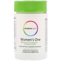 Мультивитамины для Женщин, Rainbow Light, 30 таб.